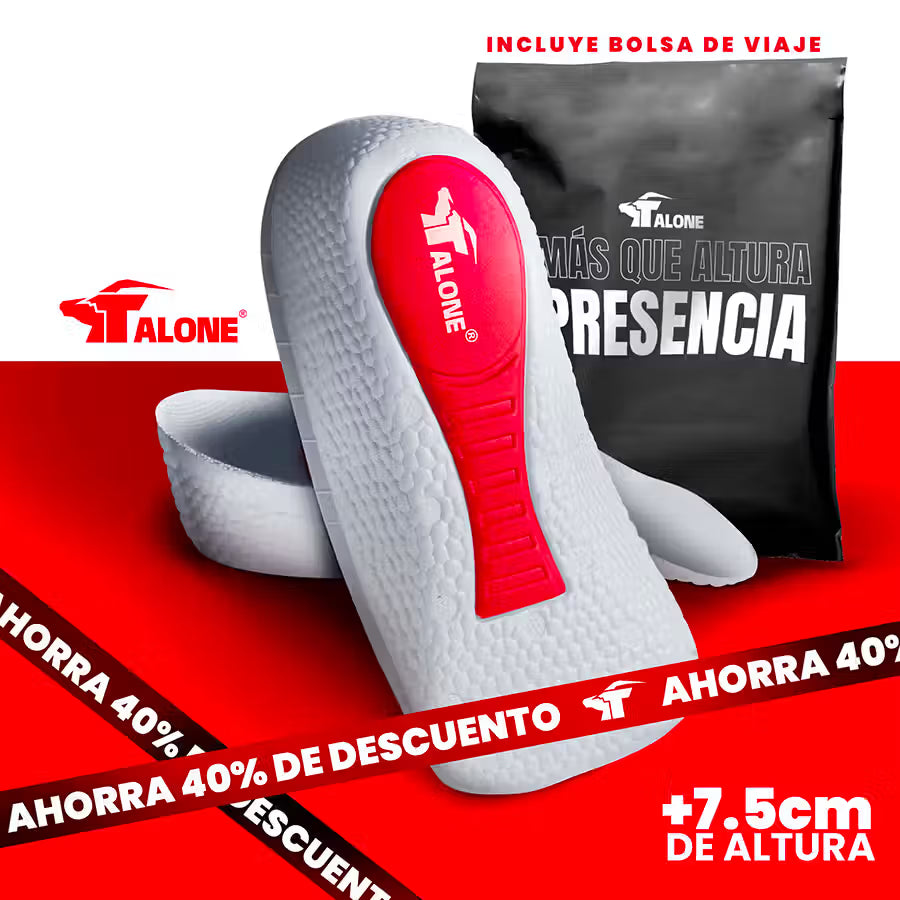 Plantillas TALONE® +Altura (3 medidas distintas)