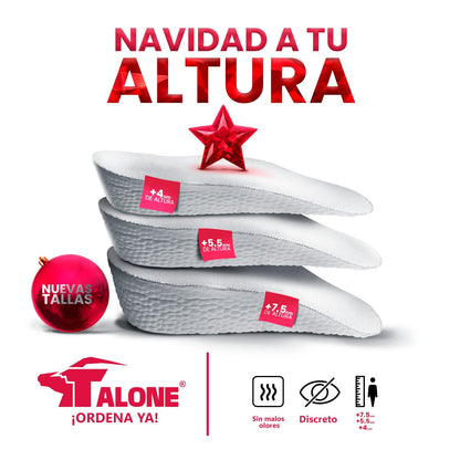 Plantillas TALONE® +Altura (3 medidas distintas)