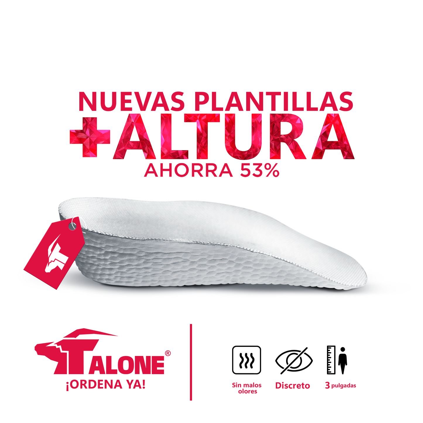 Plantillas TALONE® + Altura 2.0